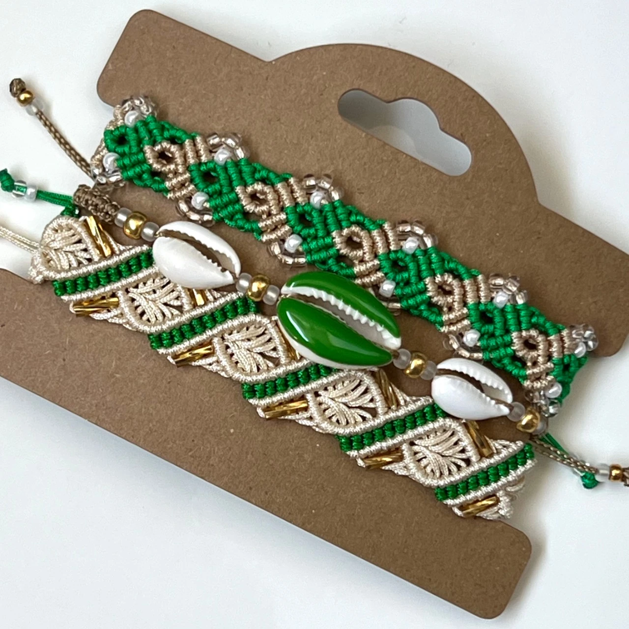 Macramé armbanden